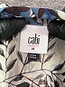 CAbi 100% Polyester Floral Silver Long Sleeve Blouse Size M - photo 7