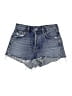 AGOLDE 100% Cotton Blue Denim Shorts Size 24 waist - photo 1