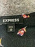 Express 100% Rayon Hearts Black Casual Dress Size XS - photo 7