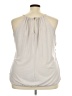Maurices 100% Polyester Ivory Sleeveless Blouse Size 28 (4) - photo 2