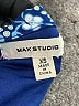 Max Studio Print Blue Casual Dress Size XS - photo 7