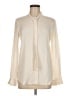 Theory Ivory Long Sleeve Blouse Size M - photo 1