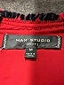 Max Studio Paisley Red Cocktail Dress Size M - photo 7