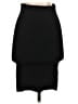 Express Solid Black Casual Skirt Size XS - photo 2