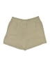H&M 100% Polyester Solid Tan Khaki Shorts Size 10 - photo 1
