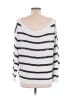 Unbranded Stripes White Pullover Sweater Size L (estimated) - photo 2