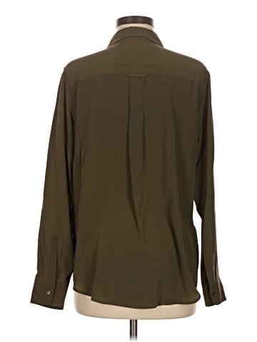 Rails Long Sleeve Silk Top (view 2)