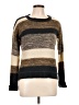 Atmosphere Stripes Brown Pullover Sweater Size 10 - photo 1