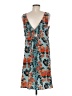 CAbi 100% Polyester Paisley Teal Casual Dress Size M - photo 2