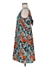 CAbi 100% Polyester Paisley Teal Casual Dress Size M - photo 5