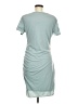 Unbranded Solid Teal Casual Dress Size M - photo 2