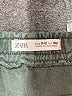 Zara 100% Baumwolle Solid Green Shorts Size 11 - 12 - photo 3