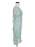 Unbranded Solid Teal Casual Dress Size M - photo 4