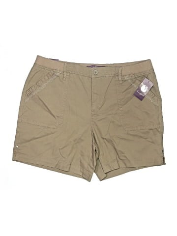 Gloria Vanderbilt Khaki Shorts (view 1)