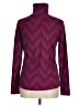 Columbia 100% Polyester Chevron-herringbone Purple Turtleneck Sweater Size M - photo 2