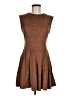 Bebop Solid Brown Casual Dress Size M - photo 1