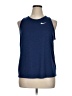 Nike 100% Polyester Blue Active Tank Size XL - photo 1