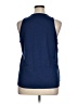 Nike 100% Polyester Blue Active Tank Size XL - photo 2