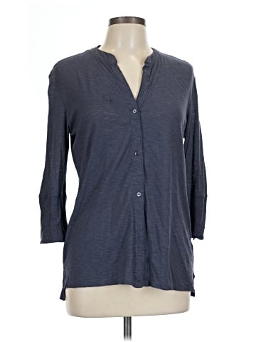 James Perse 3/4 Sleeve Button-Down Shirt (view 1)