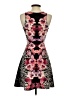 Unbranded Graphic Black Cocktail Dress Size S (estimated) - photo 2