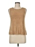 Francesca's Tan Sweater Vest Size M - photo 1