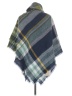 Collection XIIX 100% Acrylic Green Poncho One size - photo 2