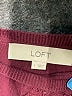 Ann Taylor LOFT Solid Burgundy Pullover Sweater Size L - photo 7
