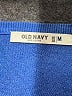 Old Navy 100% Cotton Solid Blue Pullover Sweater Size M - photo 7