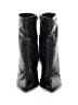 Public Desire 100% Leather Black Ankle Boots Size 6 - photo 2