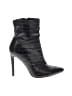 Public Desire 100% Leather Black Ankle Boots Size 6 - photo 1