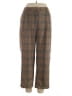 Unbranded Plaid Brown Casual Pants Size 34 waist (estimated) - photo 1