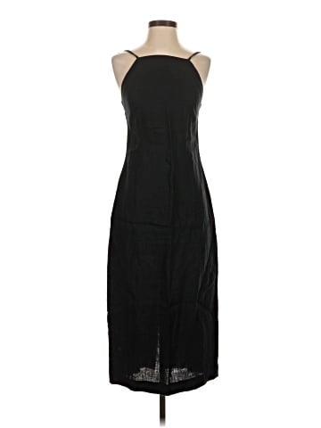 Madewell Goldie Midi Slip Dress in 100% Linen (view 1)