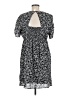 Torrid 100% Polyester Print Gray Casual Dress Size Med Plus (00) - photo 2
