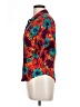 Jonathan Martin Floral Orange Short Sleeve Blouse Size L - photo 5