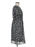 Torrid 100% Polyester Print Gray Casual Dress Size Med Plus (00) - photo 4