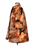 Ellen Tracy Animal Print Orange Coat Size 8 - photo 5