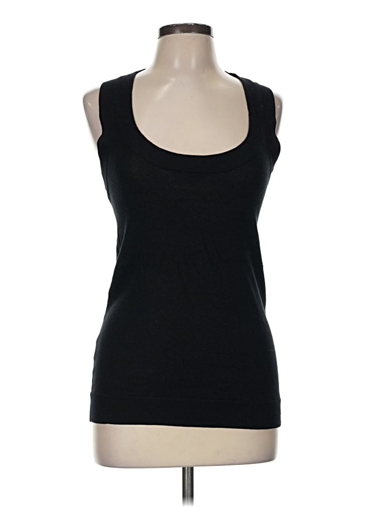Pre-owned Bcbgmaxazria Tank Top Black Strapless Neckline Tops