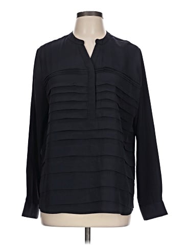Larry Levine Long Sleeve Blouse (view 1)