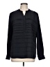 Larry Levine 100% Polyester Black Long Sleeve Blouse Size L - photo 1