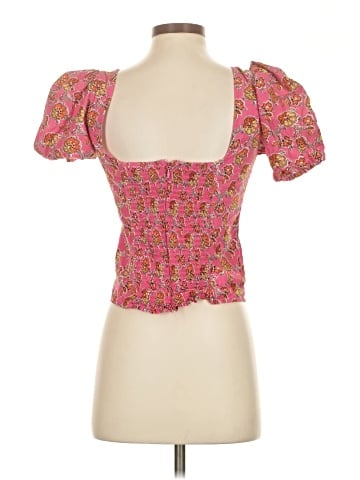 J.Crew Collection Short Sleeve Blouse (view 2)