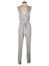 Express Metallic Gray Jumpsuit Size S - photo 1