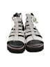Free People 100% Leather Metallic Silver Sandals Size EU 39 - photo 2