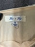She + Sky Metallic Silver Long Sleeve Blouse Size S - photo 7