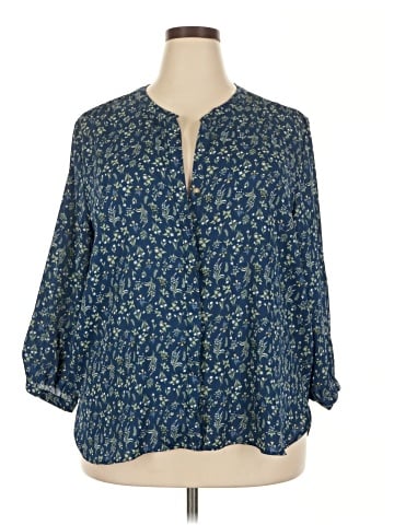 Jachs Girlfriend 3/4 Sleeve Blouse (view 1)