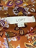 Ann Taylor LOFT 100% Polyester Brown Long Sleeve Blouse Size XS - photo 6