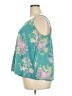 Torrid 100% Rayon Floral Teal Tank Top Size 2X Plus (2) - photo 5