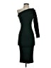 Alieva Solid Green Cocktail Dress Size S - photo 1