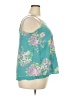 Torrid 100% Rayon Floral Teal Tank Top Size 2X Plus (2) - photo 4