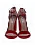 Steve Madden 100% Leather Red Sandals Size 9 - photo 2