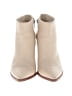 Vince Camuto 100% Leather Ivory Ankle Boots Size 8 - photo 2